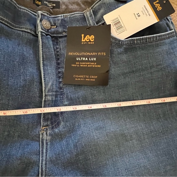 NWT Lee Cigarette Crop Jeans - Picture 5 of 5